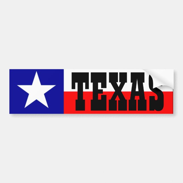 Texas Autoaufkleber (Vorne)