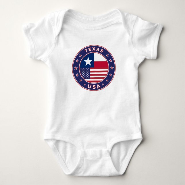 Texas Baby Strampler (Vorderseite)