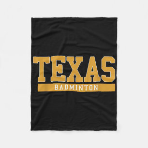 Texas Badminton Fleecedecke