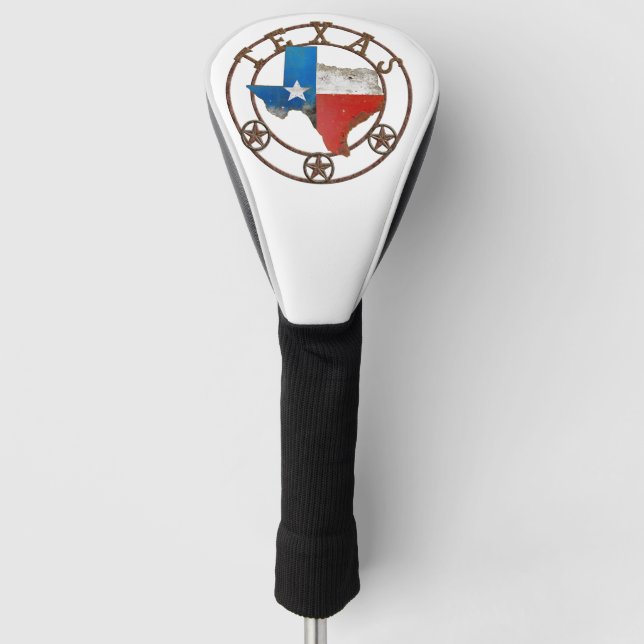 Texas Barn Art Golf Headcover (Vorderseite)
