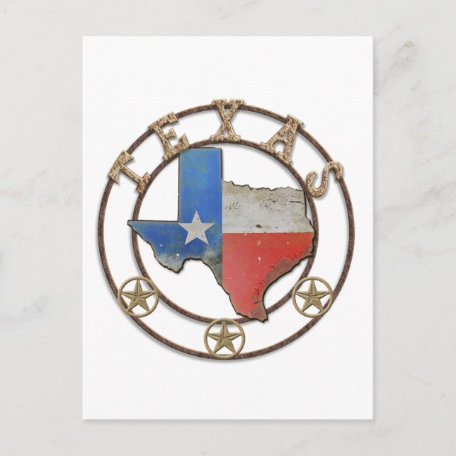 Texas Barn Art Postcard Postkarte (Vorderseite)
