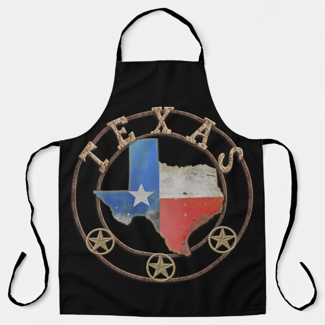 Texas Barn Art Schürze (Vorderseite)
