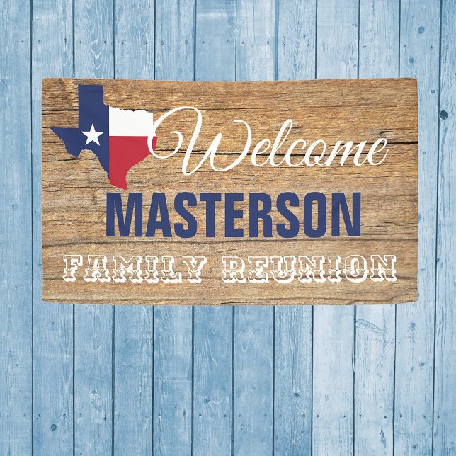 Texas Barnwood Wiedersehen Banner (Von Creator hochgeladen)