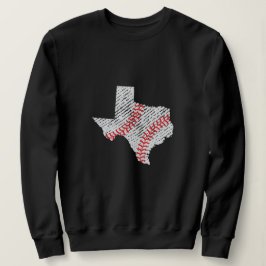 Texas Baseball Mama Personalisiert Baseball Stitch Sweatshirt