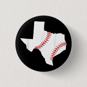 Texas Baseball Staat lustig Texas Baseball Button