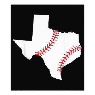 Texas Baseball Staat lustig Texas Baseball  Fotodruck