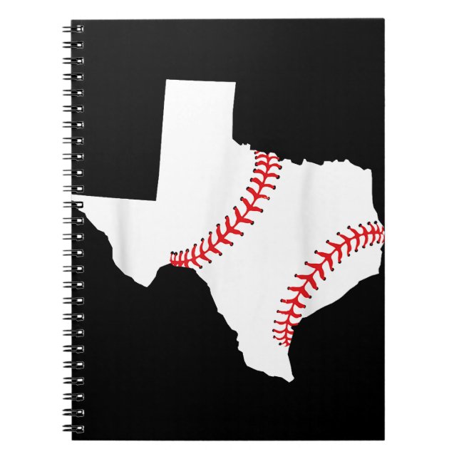 Texas Baseball Staat lustig Texas Baseball Notizblock (Vorderseite)