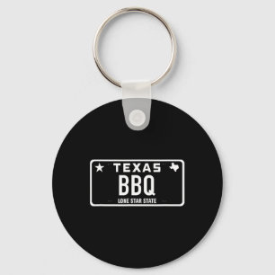 Texas Bbq Nummernschild Essen Fleisch Tx Austin Ge Schlüsselanhänger