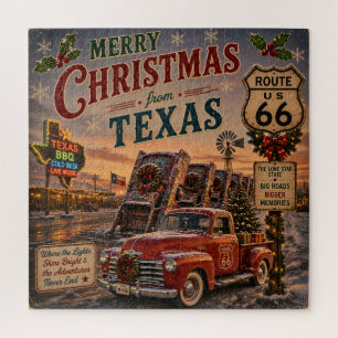 Texas BBQ Weihnachtsstraßen-Trip-Nacht