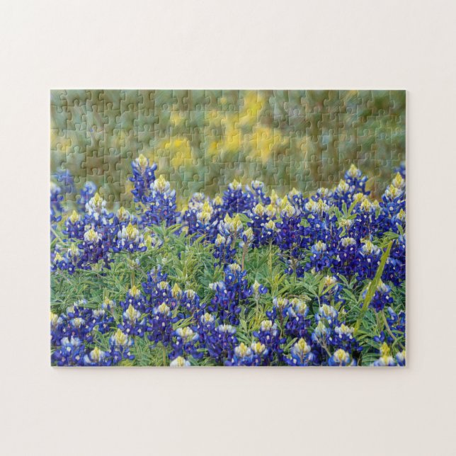 Texas Bluebonnet Blume Art Puzzle (Horizontal)