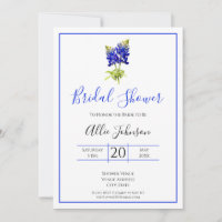 Texas Bluebonnet Blume, Moderne Hochzeit, Bridal