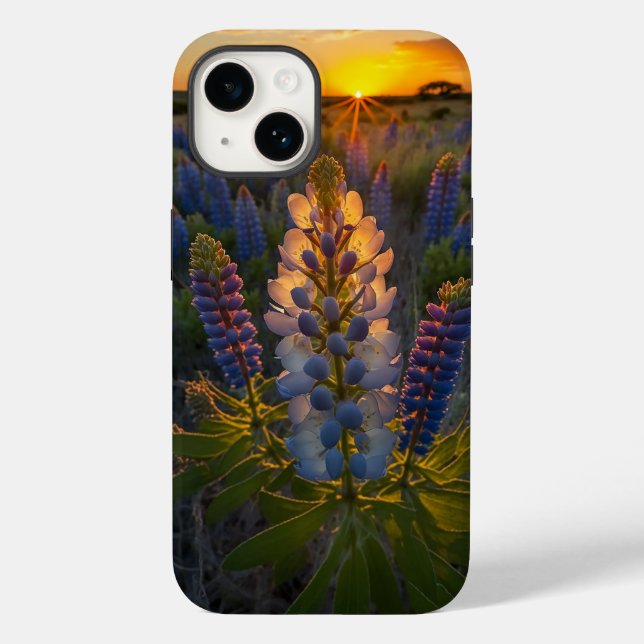 Texas Bluebonnet Case-Mate iPhone 14 Hülle (Rückseite)