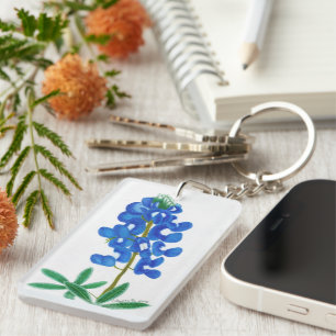 Texas Bluebonnet Inspiration Porte - clé