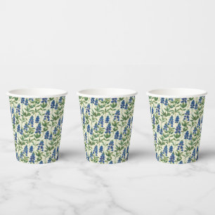 Texas Bluebonnet Paper Cups Lupine Pappbecher