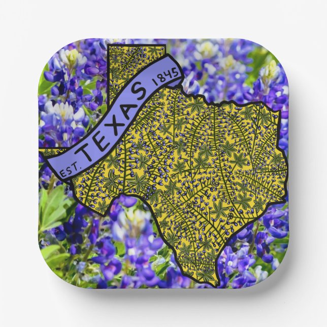 Texas Bluebonnet Paper Teller (Vorderseite)