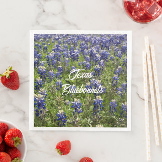 Texas Bluebonnet-Papier-Tischservietten | Staatsbl Serviette