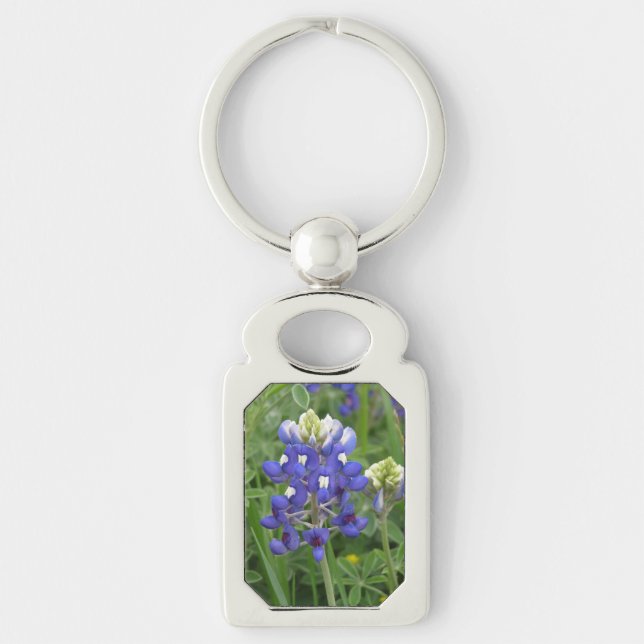 Texas Bluebonnet Schlüsselanhänger (Vorderseite)