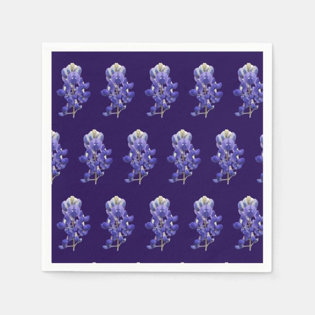 Texas Bluebonnet Serviette (Vorderseite)