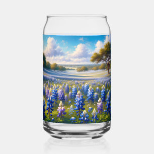 Texas Bluebonnet-Wiesenlandschaft Dosenglas