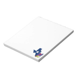 Texas Bluebonnets Blaue Blumen Aquarell Notizblock