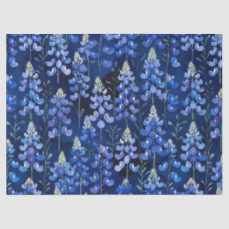 Texas Bluebonnets Bluebonnets Blumenmuster Seidenpapier