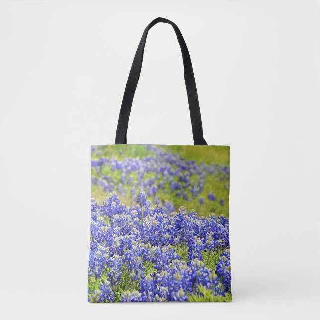 Texas Bluebonnets Blume Tote Bag Tasche (Vorderseite)
