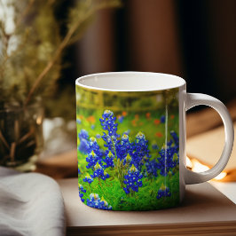 Texas Bluebonnets Hill Country Wildblume Nature Kaffeetasse