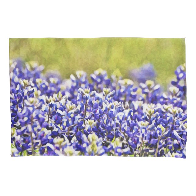 Texas Bluebonnets Pillow Case Kissenbezug (Vorderseite)
