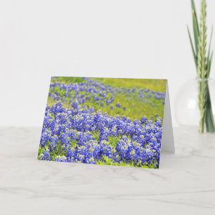 Texas Bluebonnets Scripture Card 1 Timothy 1:14 Karte