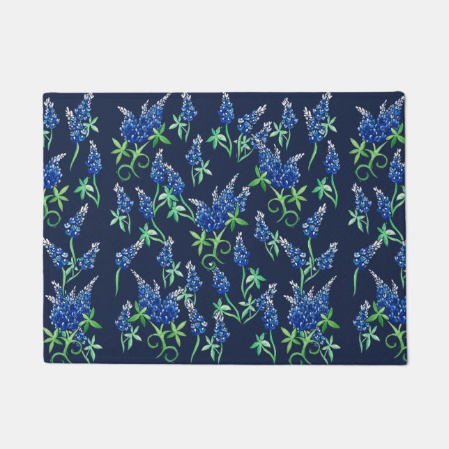 Texas Bluebonnets Texan Fußmatte (Vorderseite)