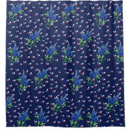 Texas Bluebonnets Texan Lone star Staat Duschvorhang