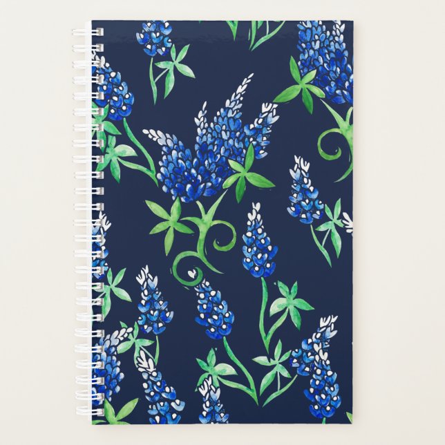Texas Bluebonnets Texan Staat Blumen Bluebonnet Planer (Vorderseite)