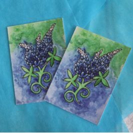 Texas Bluebonnets Visitenkarte