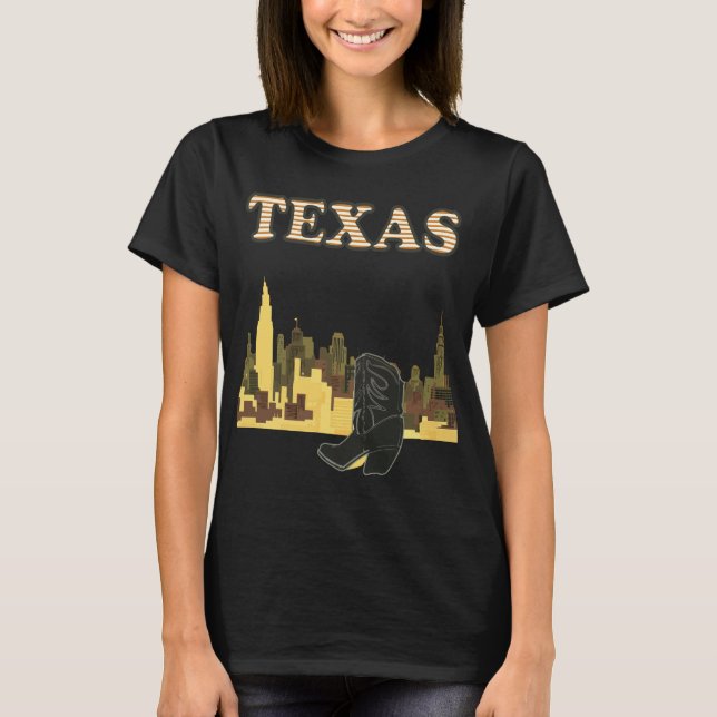 Texas Boots T-Shirt (Vorderseite)