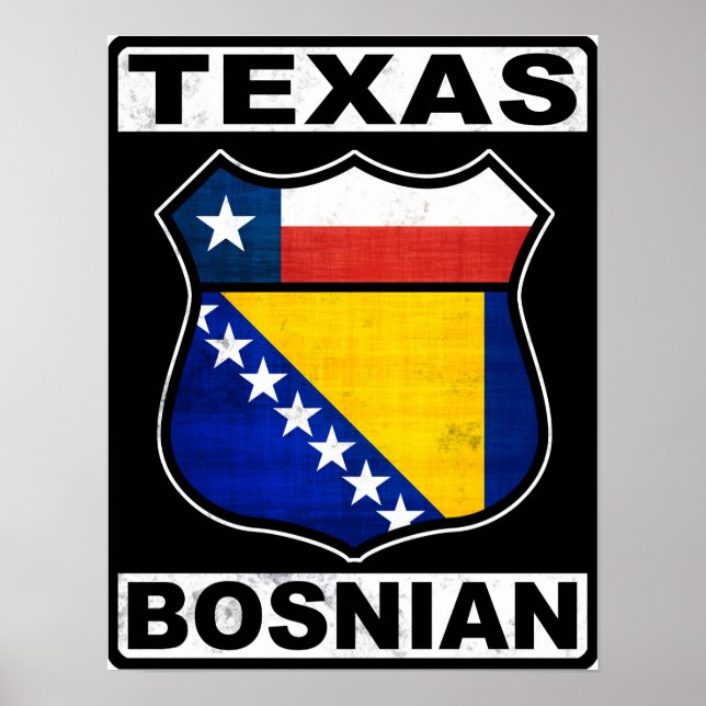 Texas Bosnian Poster (Vorne)