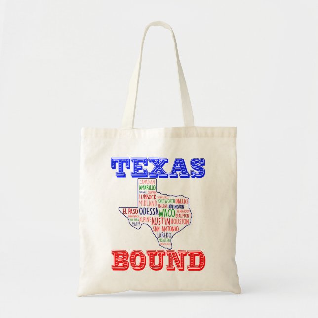 TEXAS BOUND, Umzug nach Texas Tragetasche (Vorne)