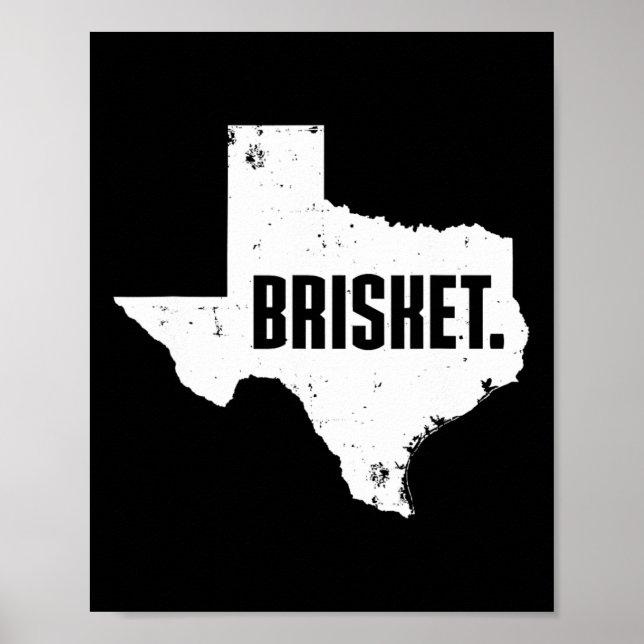 Texas Brisket Cute gegrillte Bbq Brisket  Poster (Vorne)
