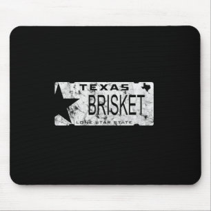 Texas Brisket-Lizenzschild BBQ-Pitmaster Mousepad