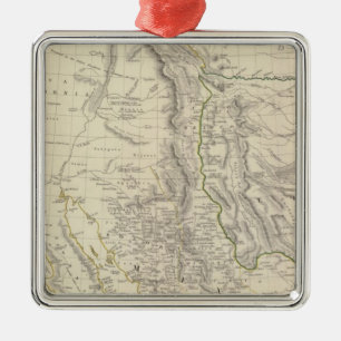 Texas, Calif, N Mexiko Ornament Aus Metall
