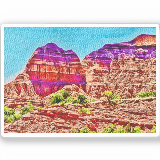 Texas Canyon Vinyl Sticker (Vorderseite)