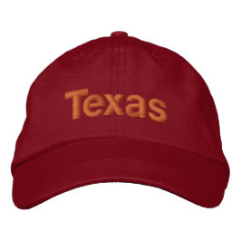 Texas cap bestickte baseballkappe