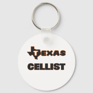 Texas-Cellist Schlüsselanhänger