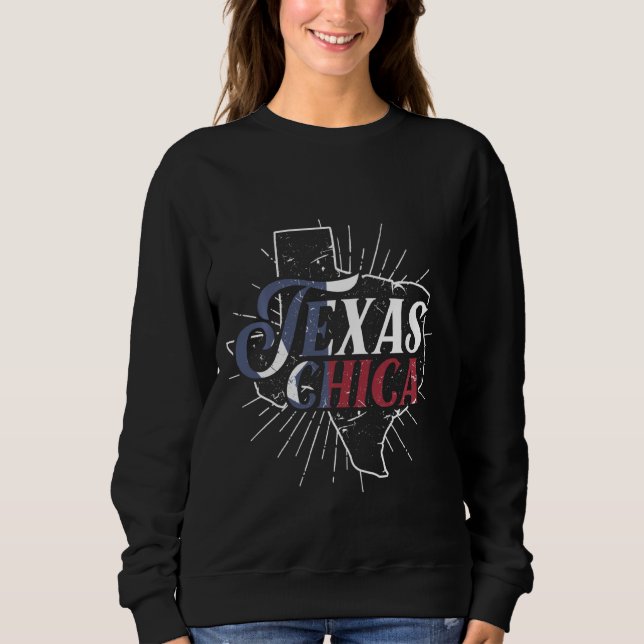 Texas Chica Texas Sweatshirt (Vorderseite)