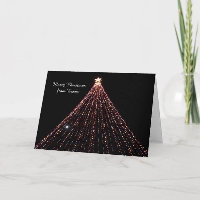 Texas Christmas Card — Frohe Weihnachten aus Texas (Vorderseite)