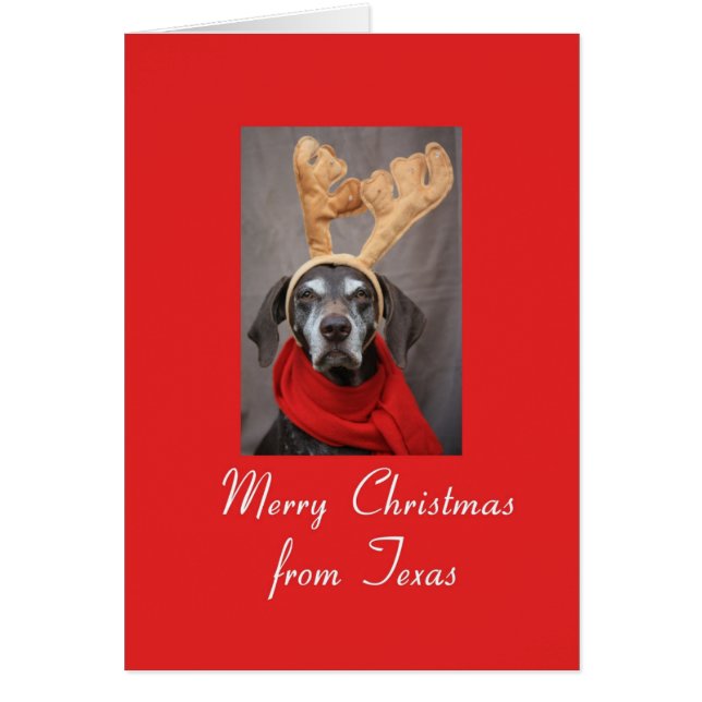 Texas Christmas Card, Staat spezifisch (Vorne)