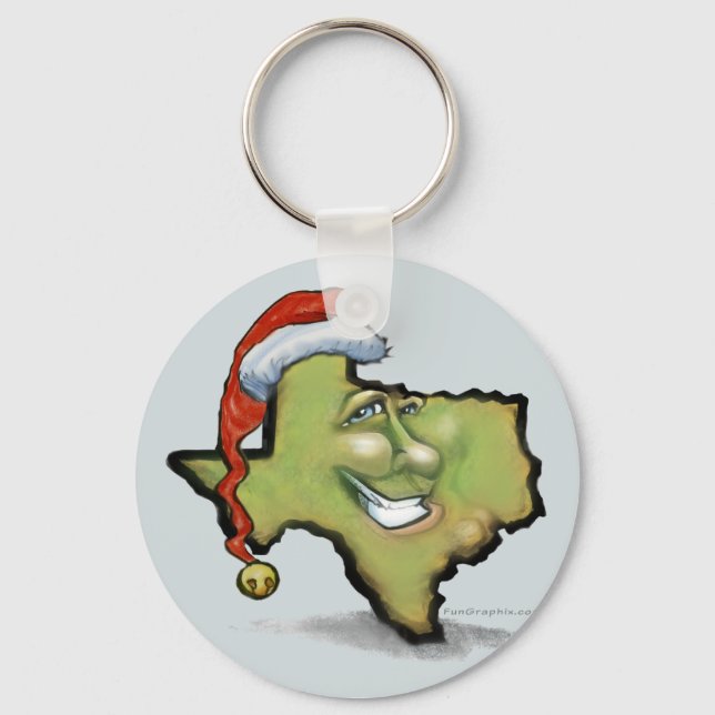 Texas Christmas Schlüsselanhänger (Vorderseite)