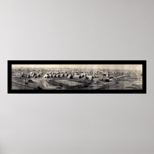 Texas City Cavalry Foto 1914 Poster
