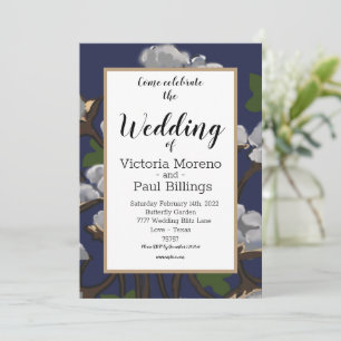 Texas Cotton Bundle / Blau Einladung