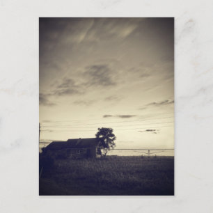 Texas Countryside Twilight Postkarte