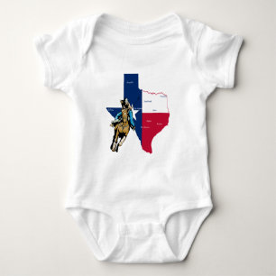 Texas Cowgirl Baby Strampler